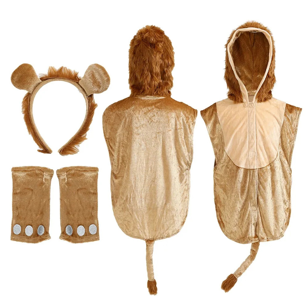 Costume de cosplay d'Halloween pour enfants Lion Costume Flappy